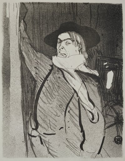 Portrait of Aristide Bruant (c.1895-1900) by Henri de Toulouse Lautrec